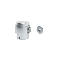 Gainsborough Round Magnetic Floor Stop 30mm Natural Anodised 6210NA