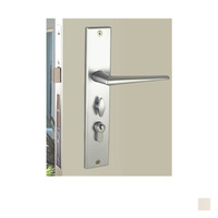 Nidus Rialto Ozi-1 Lock Combo Door Lever on Longplate Entrance Set - Available in Various Finishes and Handing