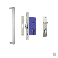 Nidus Ozi-2 Sliding Door Pull Handle Combo 195mm - Available in Polished and Stainless Steel