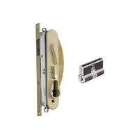 Whitco Sliding Security Screen Door Lock Leichhardt w/ Cylinder Primrose W865319 