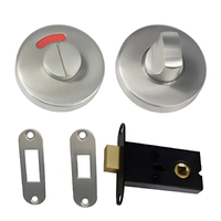 Metlam Morticed Lock and Indicator Set Satin Stainless Steel 400_LOCK_SS