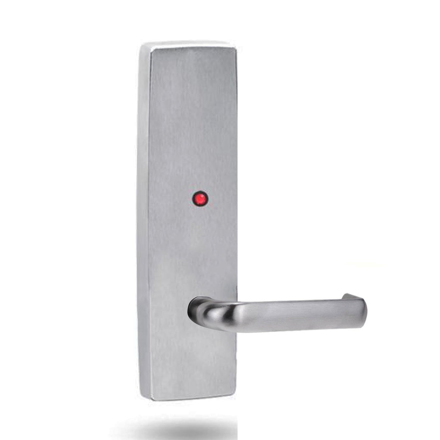 Lockwood 1822 Square End Plate With Led & 77 Lever Satin Chrome 1822/77SC