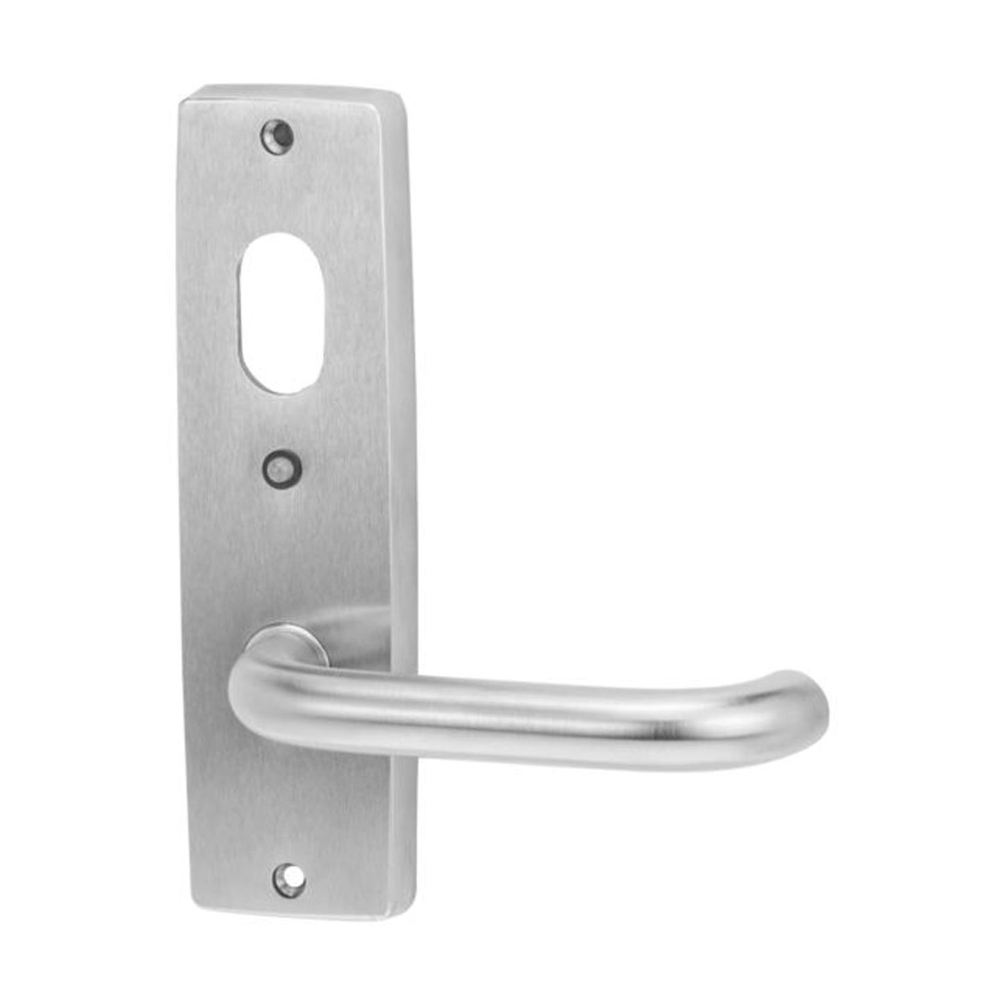 Lockwood 1920 Square End Plate With Led & 70 Lever Satin Chrome 1920/70DSC