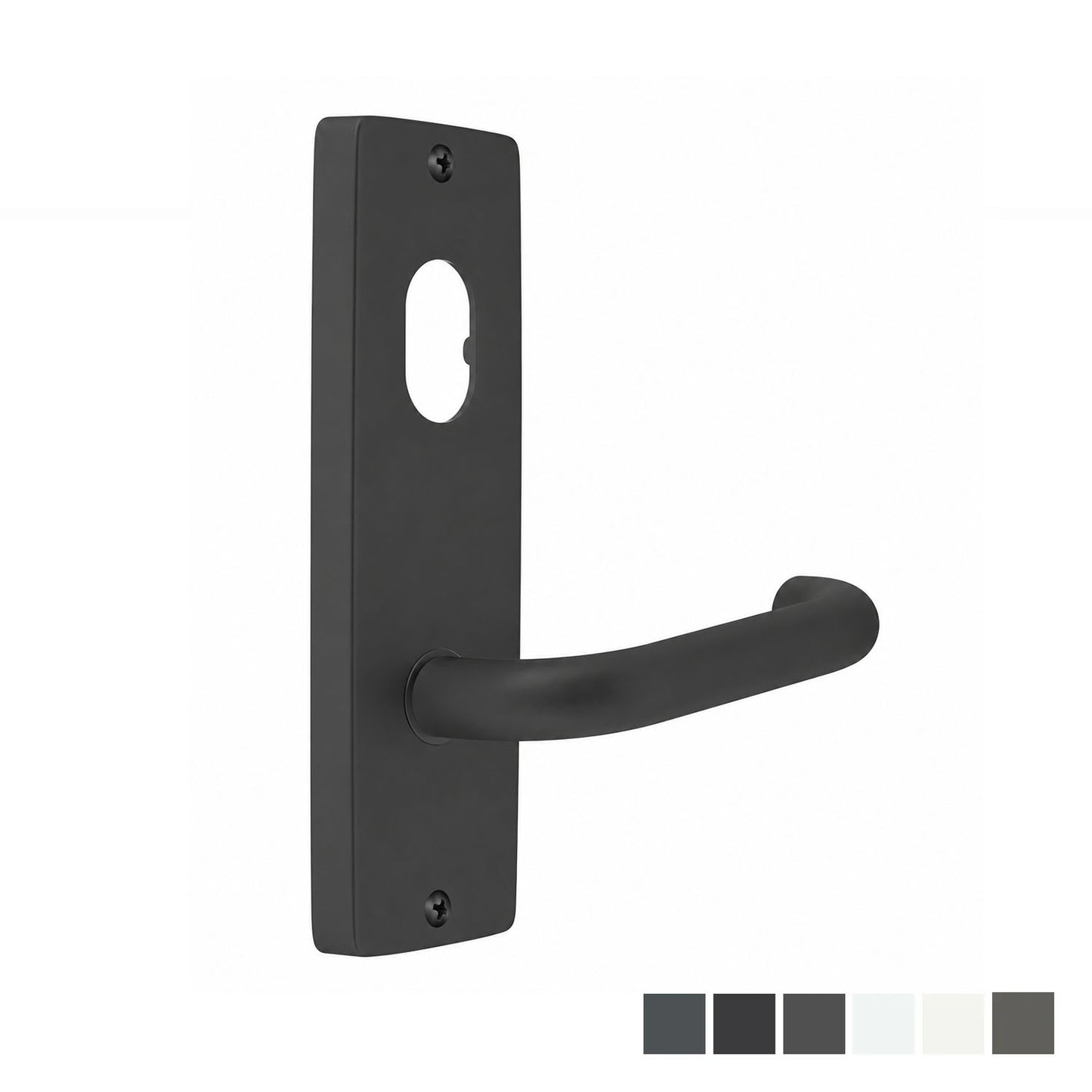 Lockwood 1901 Square End Plate With Cylinder & 70 Lever - Available in Various Finishes