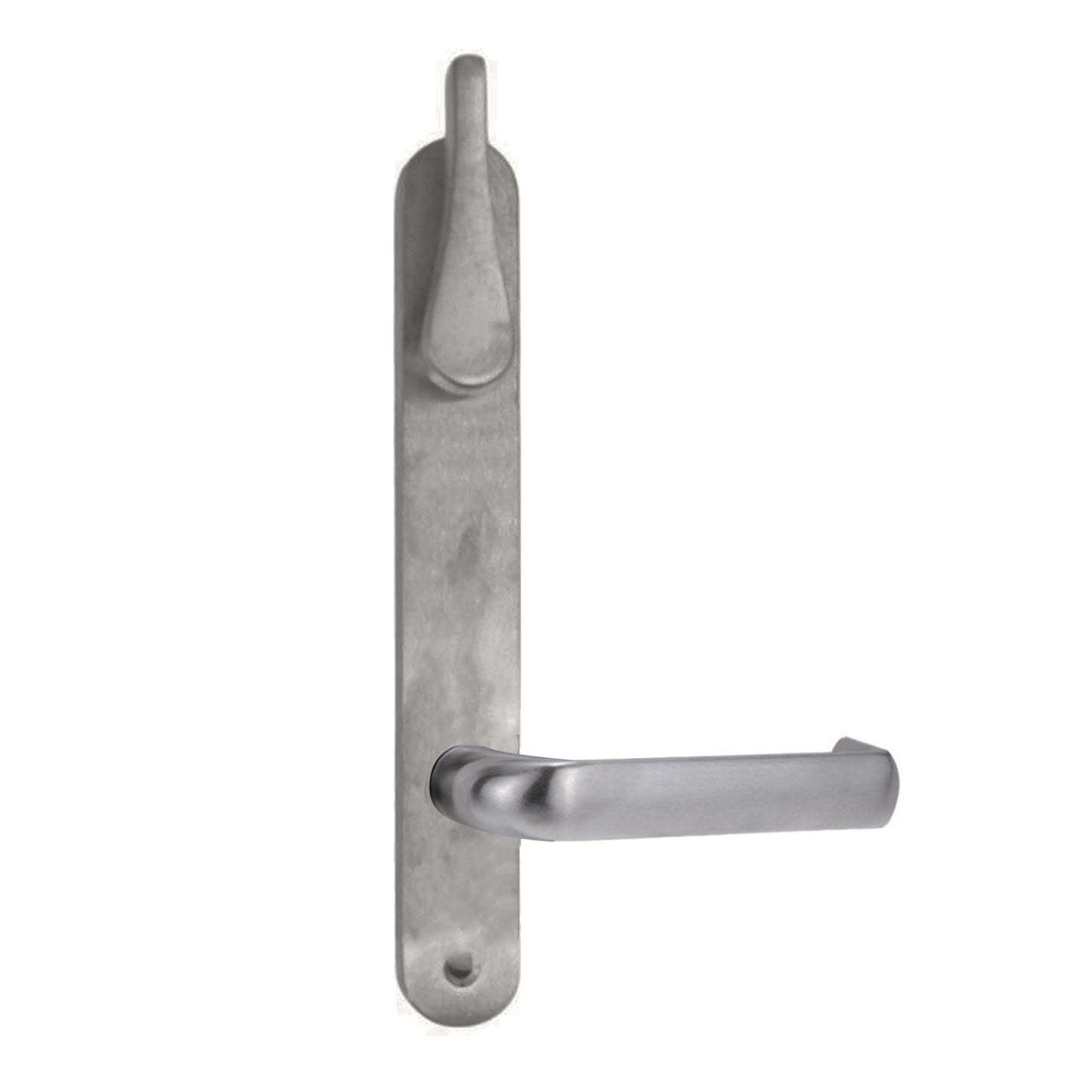 Lockwood 5939 Round End Plate With Accessible Turn & 77 Lever Satin Chrome 5939/77SC