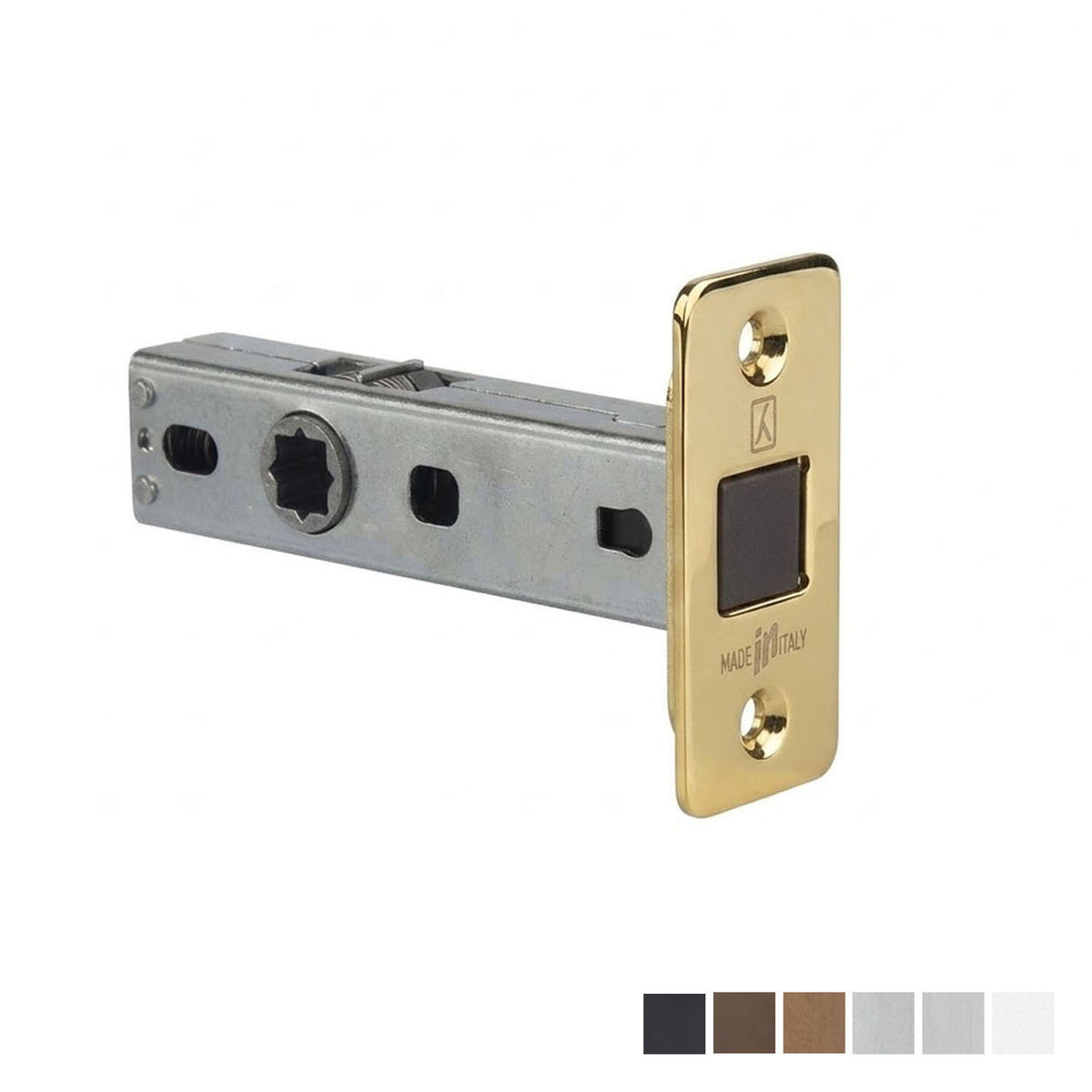 Bellevue Bonaiti Door Magnetic Passage Latch 60mm Backset - Available in Various Finishes