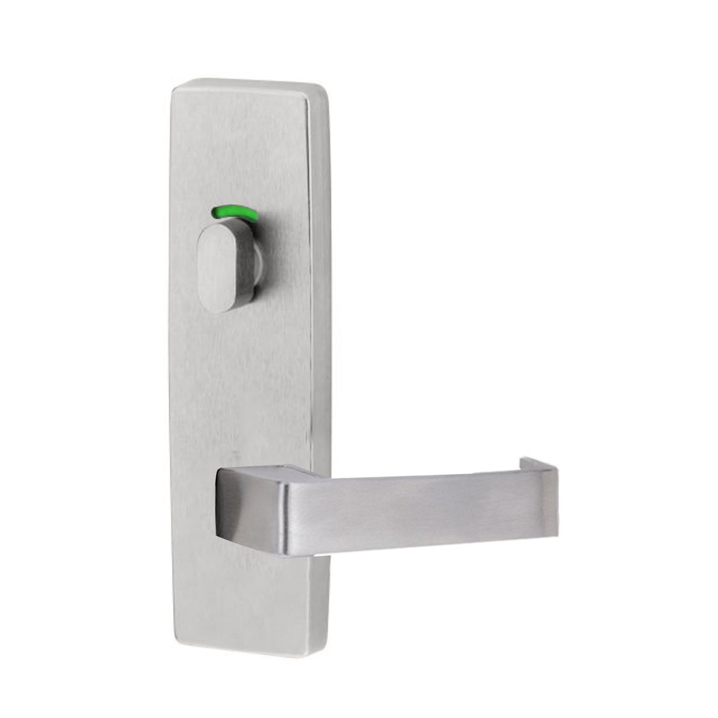 Lockwood 1816 Square End Plate With Privacy Indicator Turn & 90 Lever Satin Chrome 1816/90SC