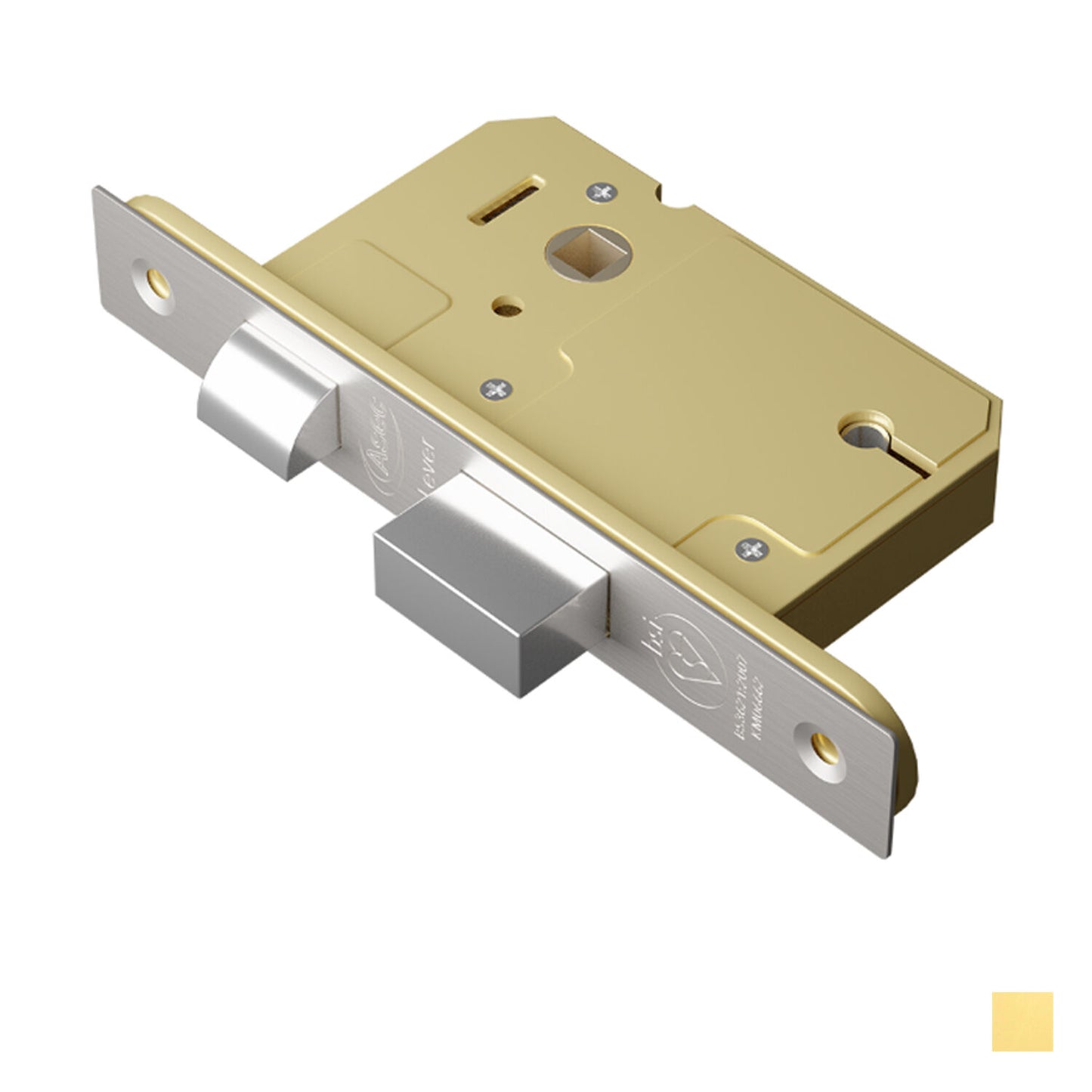 ASEC BS 5 Lever British Standard Sashlock - Available in Various Finishes and Functions