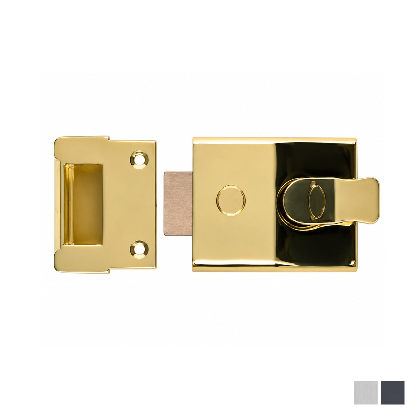 Asec Nightlatch Non-Deadlocking Holdback Snib - Available in Various Finishes and Sizes