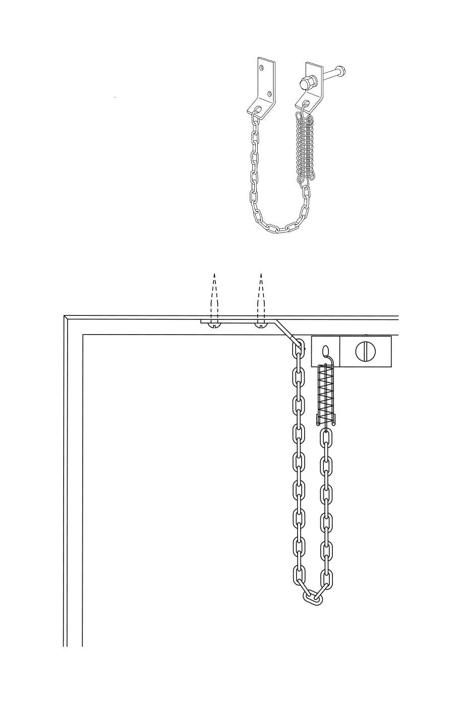 Legge Spring Restrictor Chain Satin Stainless Steel L1861ZP