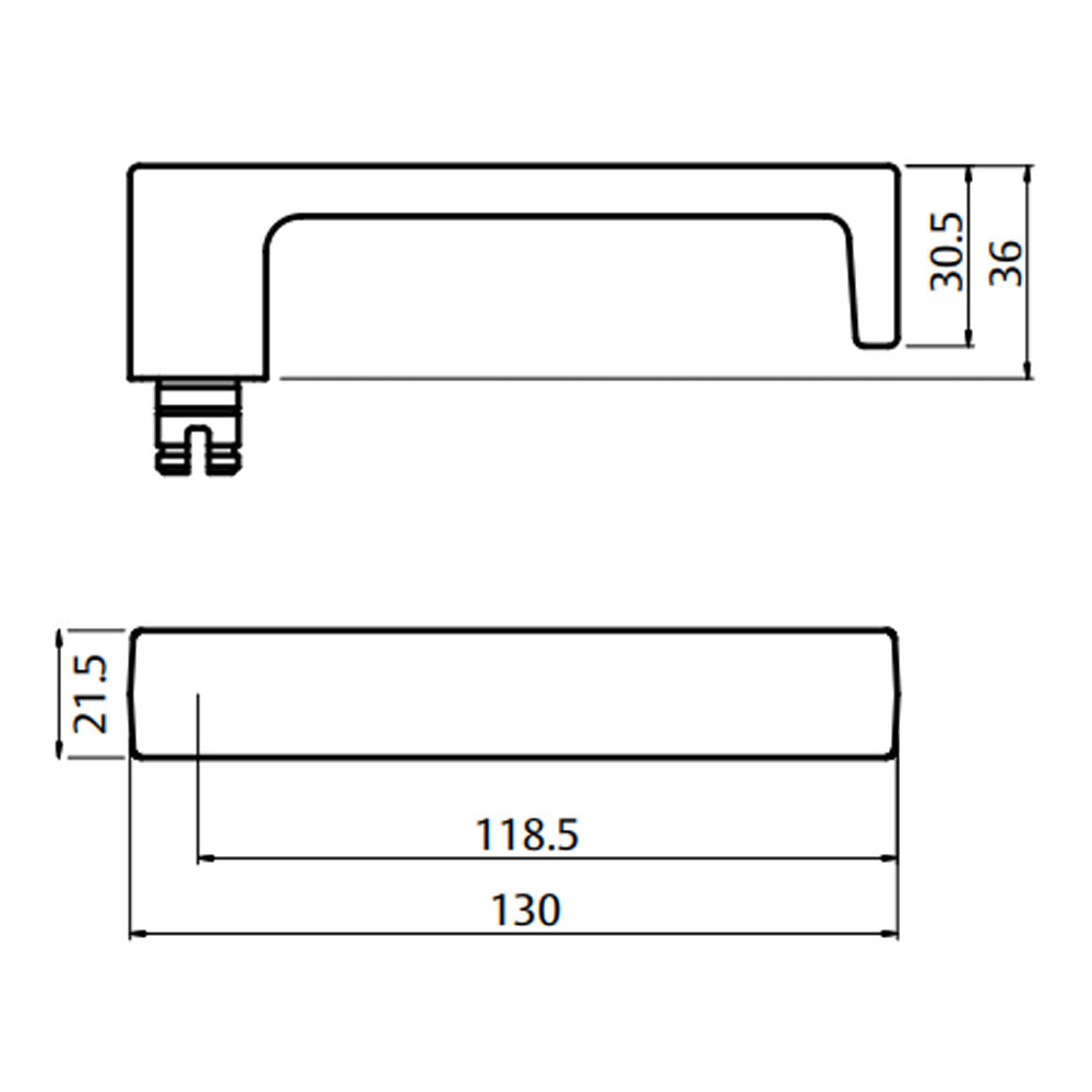 Lockwood 1220/1221/111 Door Lever on Round Rose Full Set - Available in Various Finishes