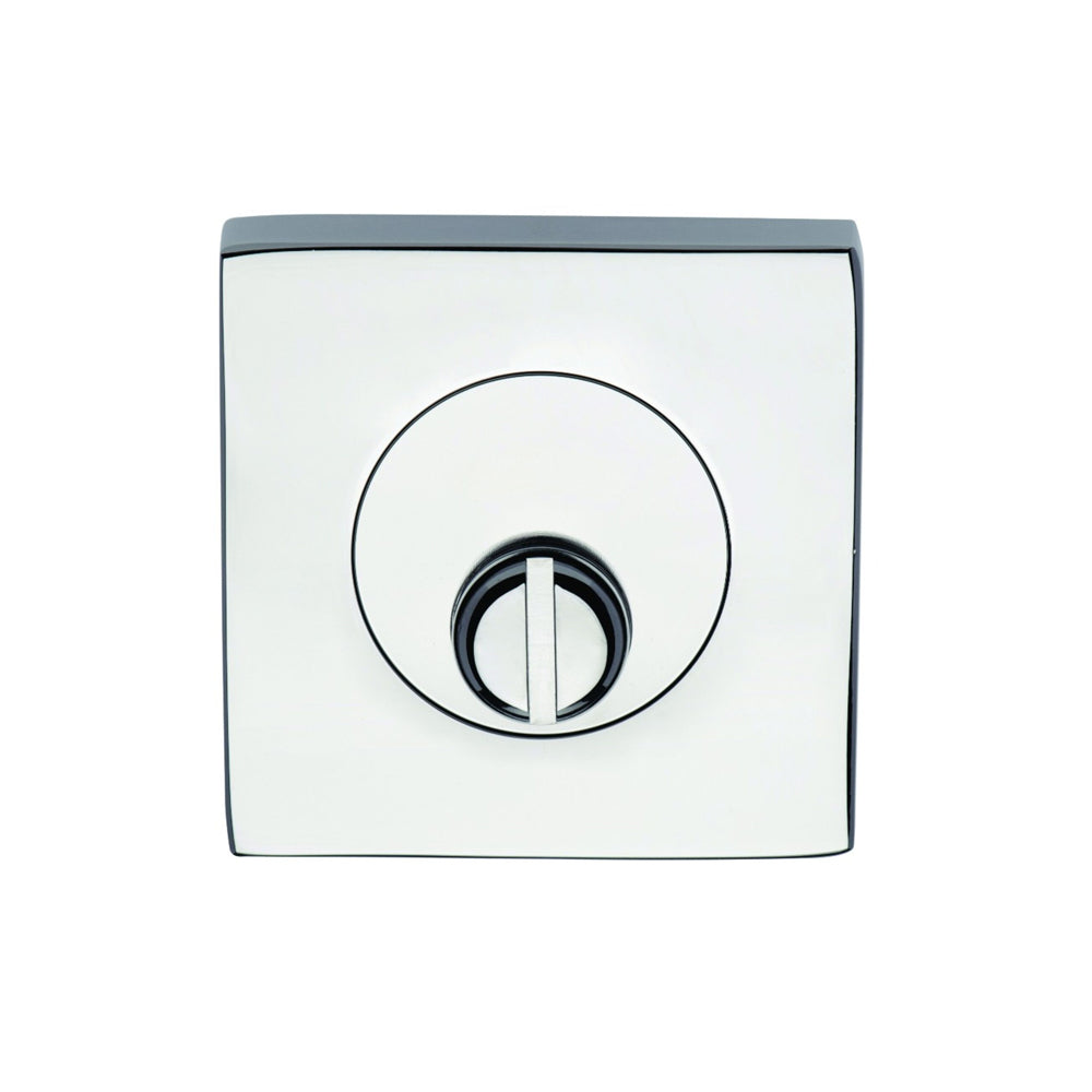 Lockwood 1420 Series Internal Emergency Turn Square Escutcheon Satin Chrome 1428/INSC