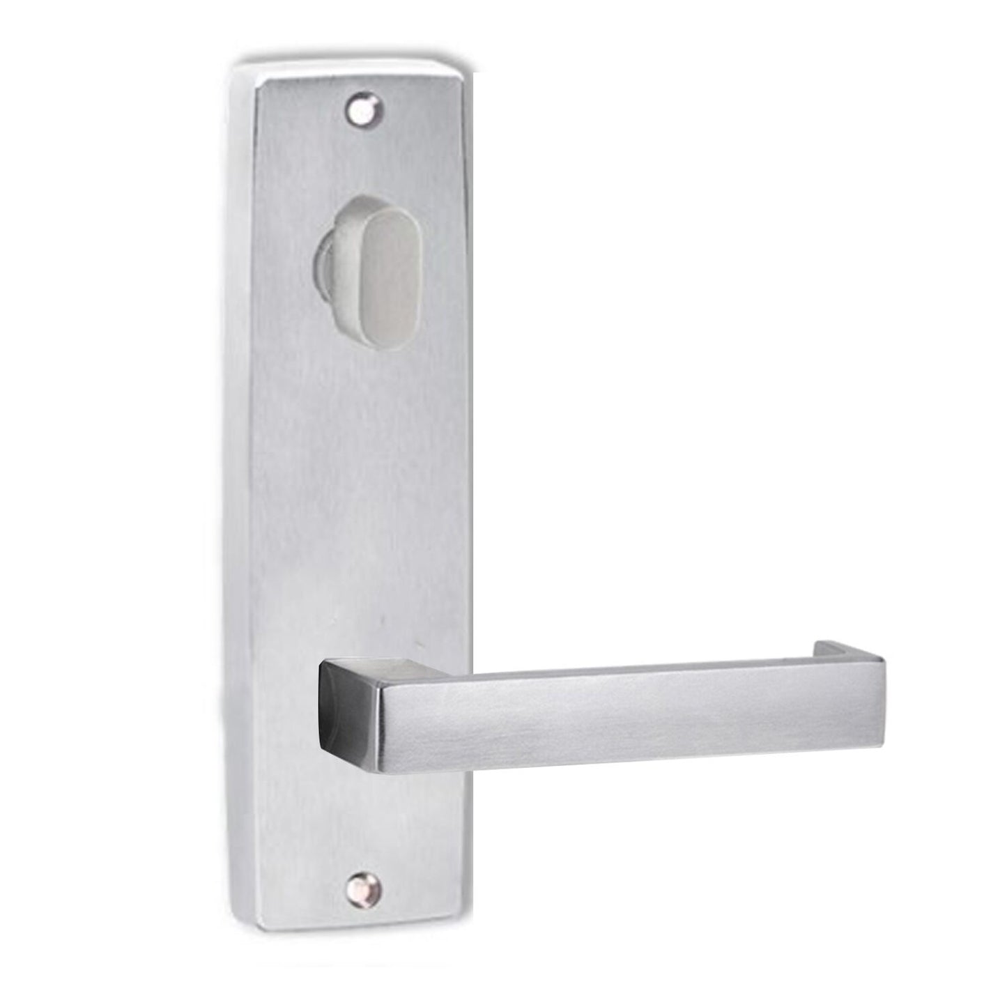 Lockwood 1904 Square End Plate With Turn & 111 Lever Satin Chrome 1904/111SC
