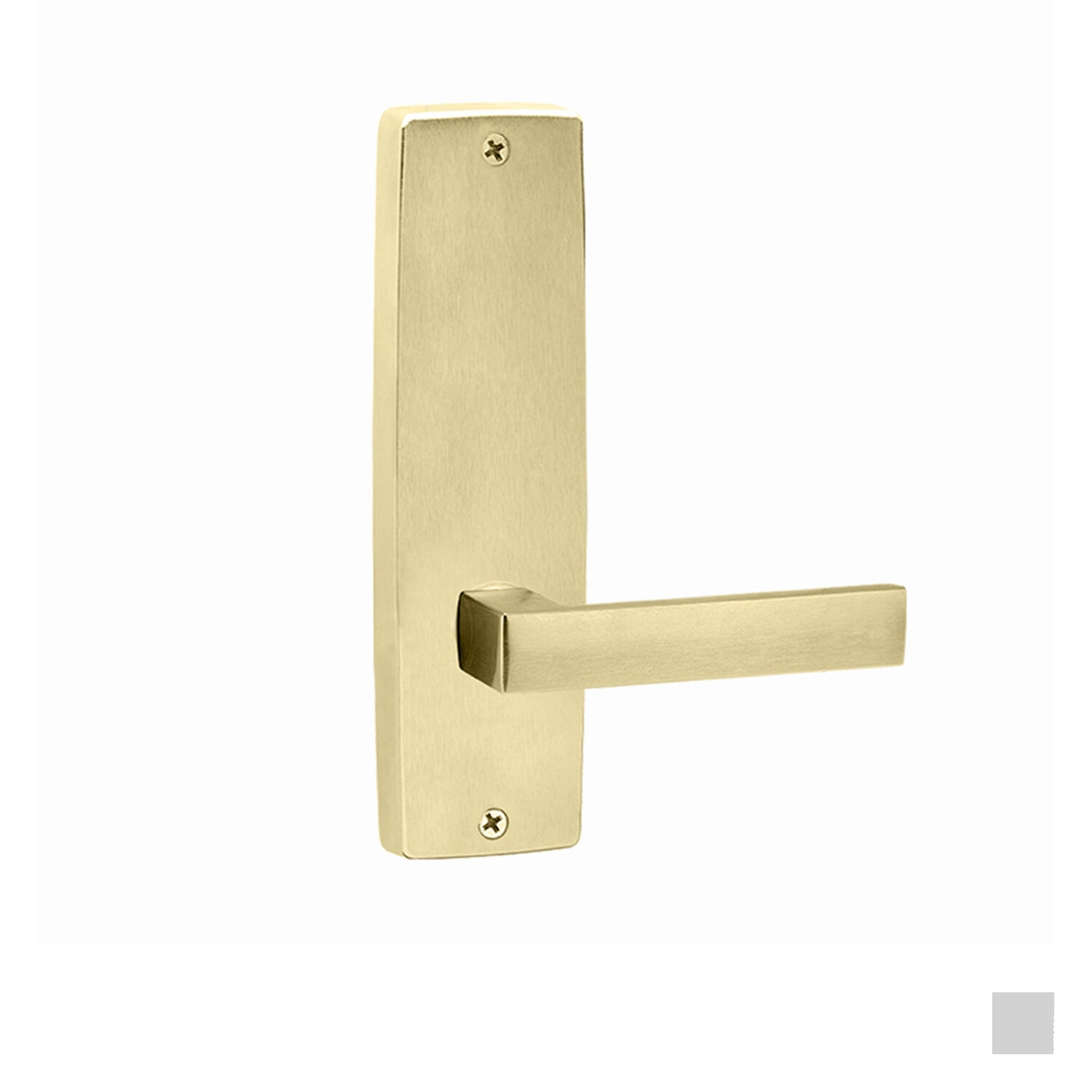 Lockwood Door Lever Handle Square End Plate 101 Lever - Available in Various Finishes