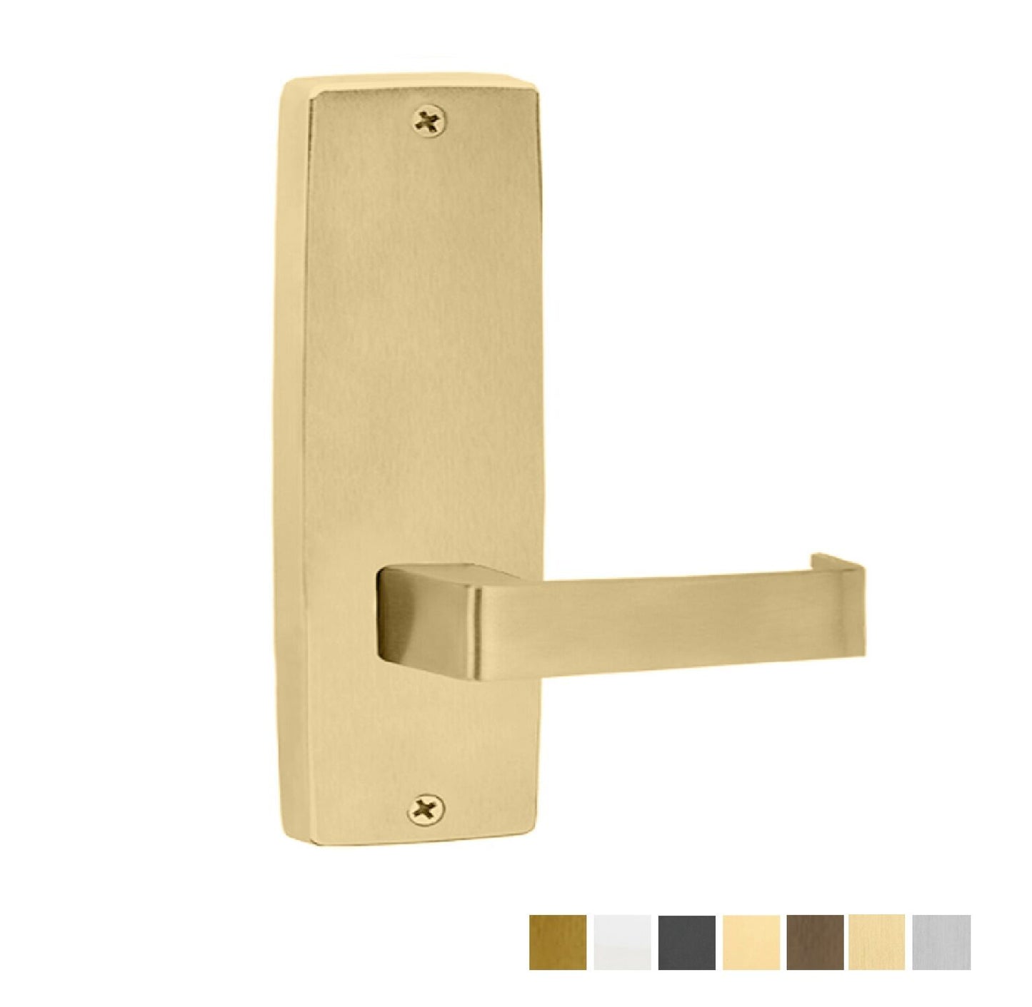 Lockwod Square End Plate with 90 Lever - Available in Various Finishes