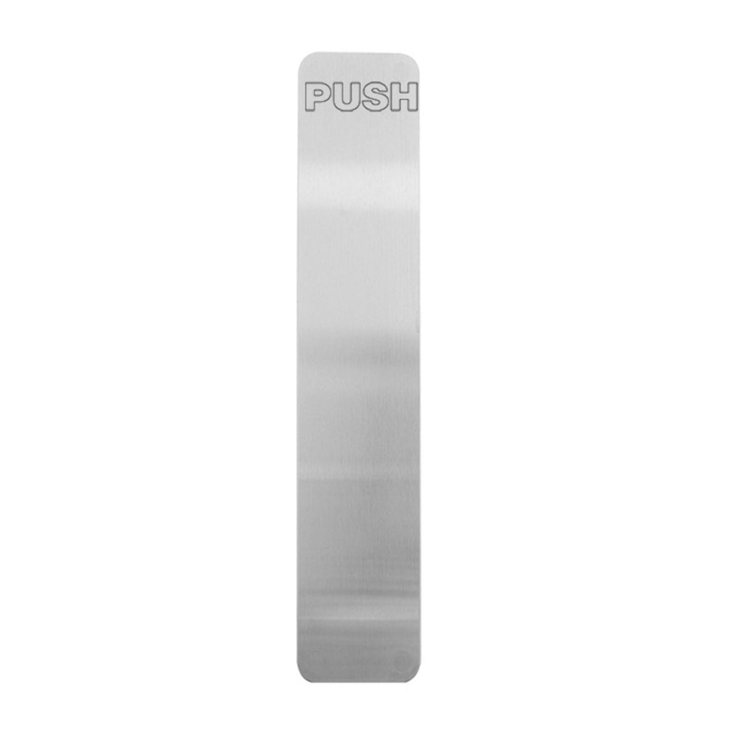 Lockwood 218 Exterior Plate Push Outline 21807FNSS