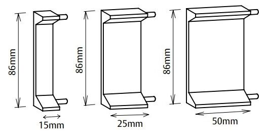 Lockwood Es100 Extension Lip - Available in Various Sizes