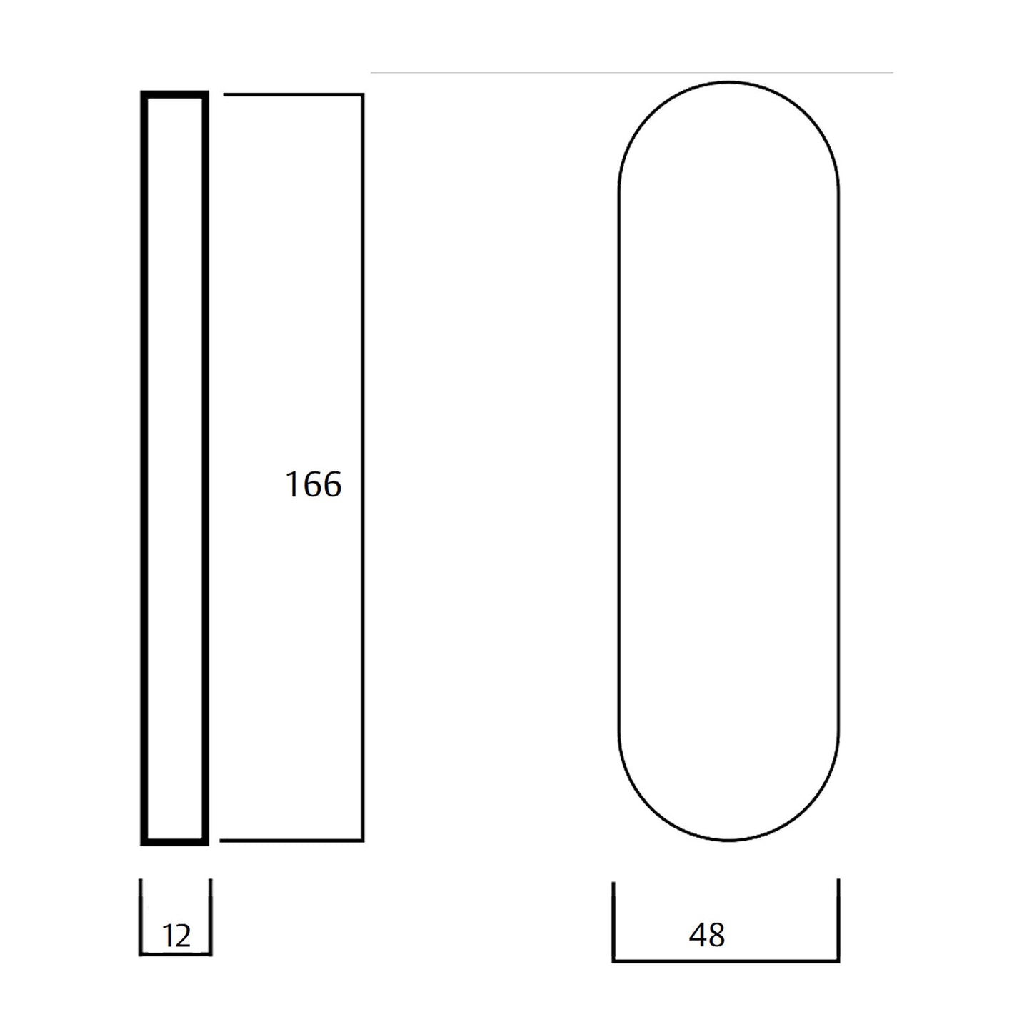 Lockwood 2907 Round End Plate - Available in Various Finishes