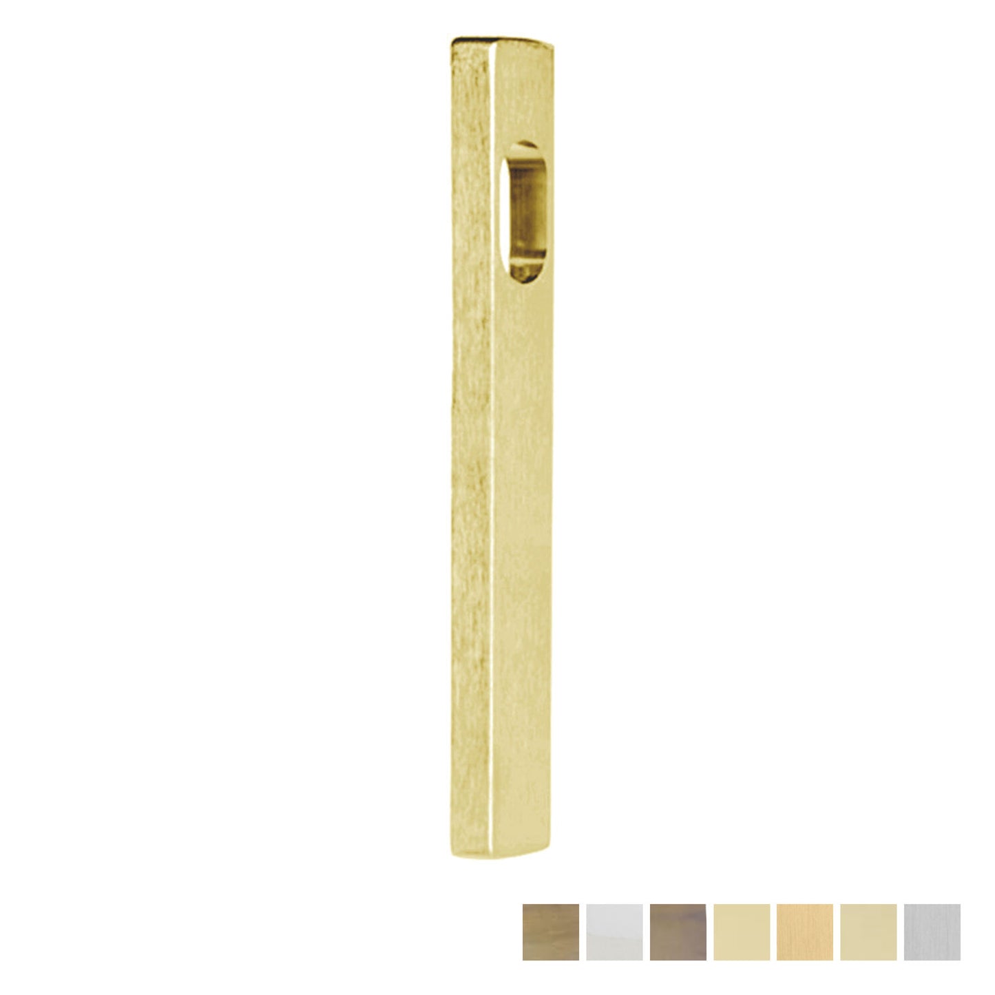 Lockwood 4800 Square End Plate Concealed Fix with Cylinder Hole - Available in Various Finishes