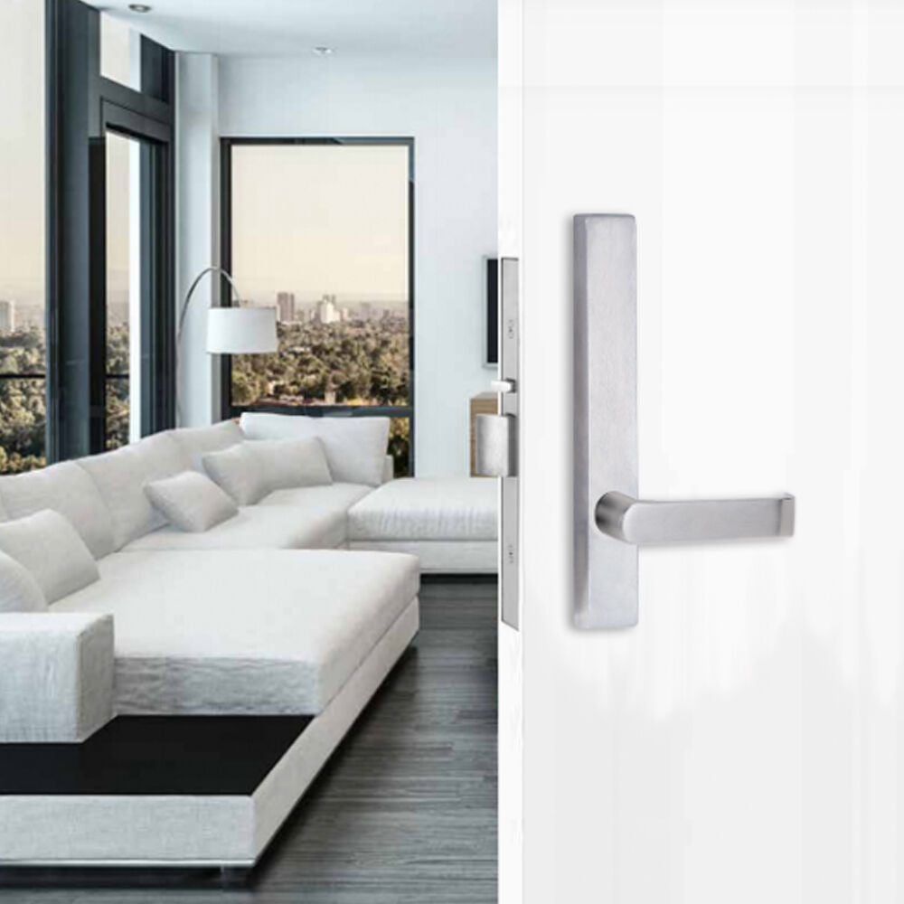 Lockwood Door Handle Square End Plate With 59 Lever - Available in Various Finishes