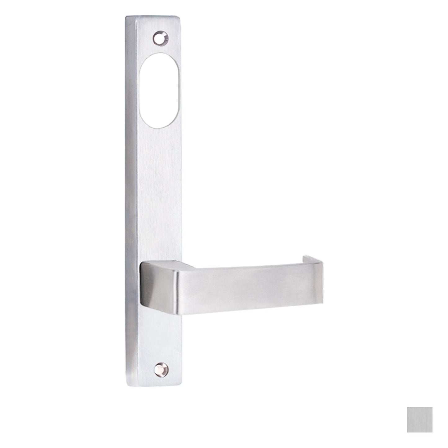Lockwood 4901 Square End Plate With Cylinder Hole and 90 Lever - Available in Various Finishes
