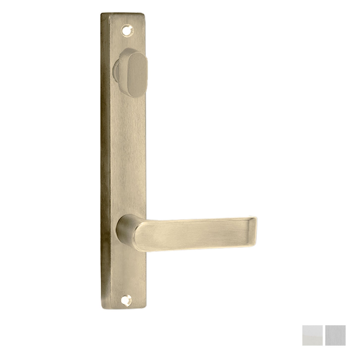 Lockwood 4904 Square End Plate With Turn and 59 Lever - Availbale in Various Finishes