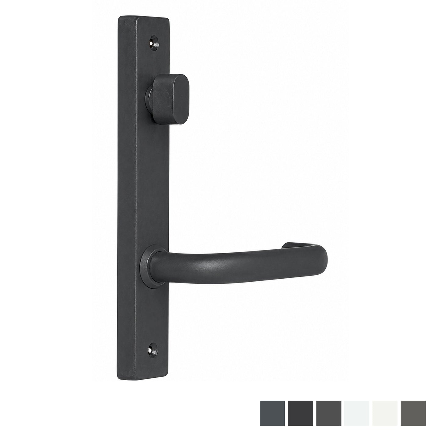 Lockwood 4904 Square End Plate with Turn & 70 Lever Dulux - Available in Various Finishes