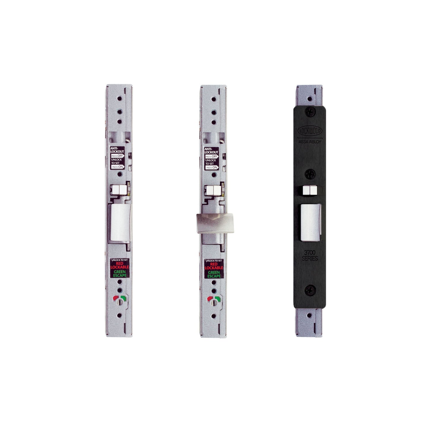 Lockwood 5782 Universal Primary Mortice Lock 30mm Backset Matt Black 5782PCMB