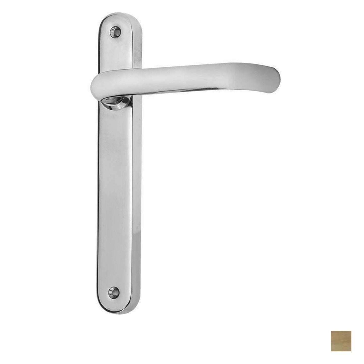 Lockwood 5980 Round End Plate With 70 Lever - Available in Various Finishes