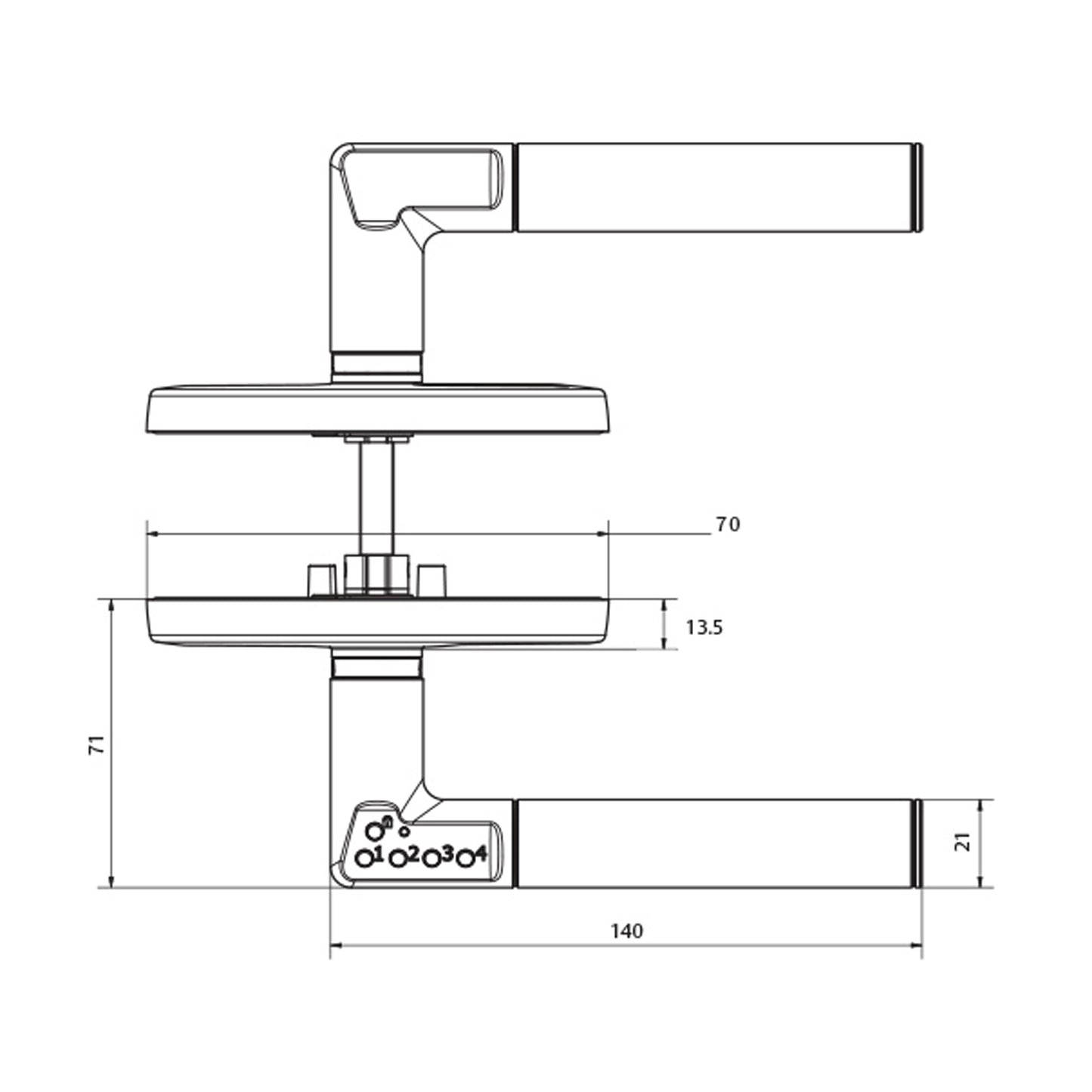 Lockwood Electronic Lock Code Door Lever Right Hand Stainless Steel 8816RSS
