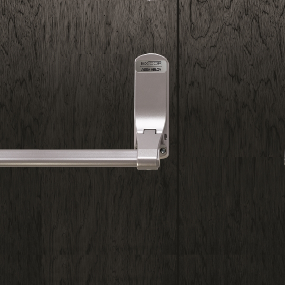 Exidor by Assa Abloy Panic Exit Device Single Point Lock Silver EXI296-SIL