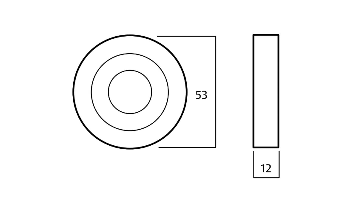 Lockwood Symphony 101 Door Lever on Round Rose Full Set - Available Various Finishes