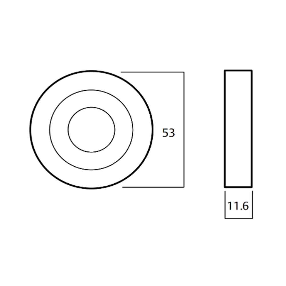 Lockwood Symphony 123 Door Lever on Round Rose Full Set - Available in Various Finishes