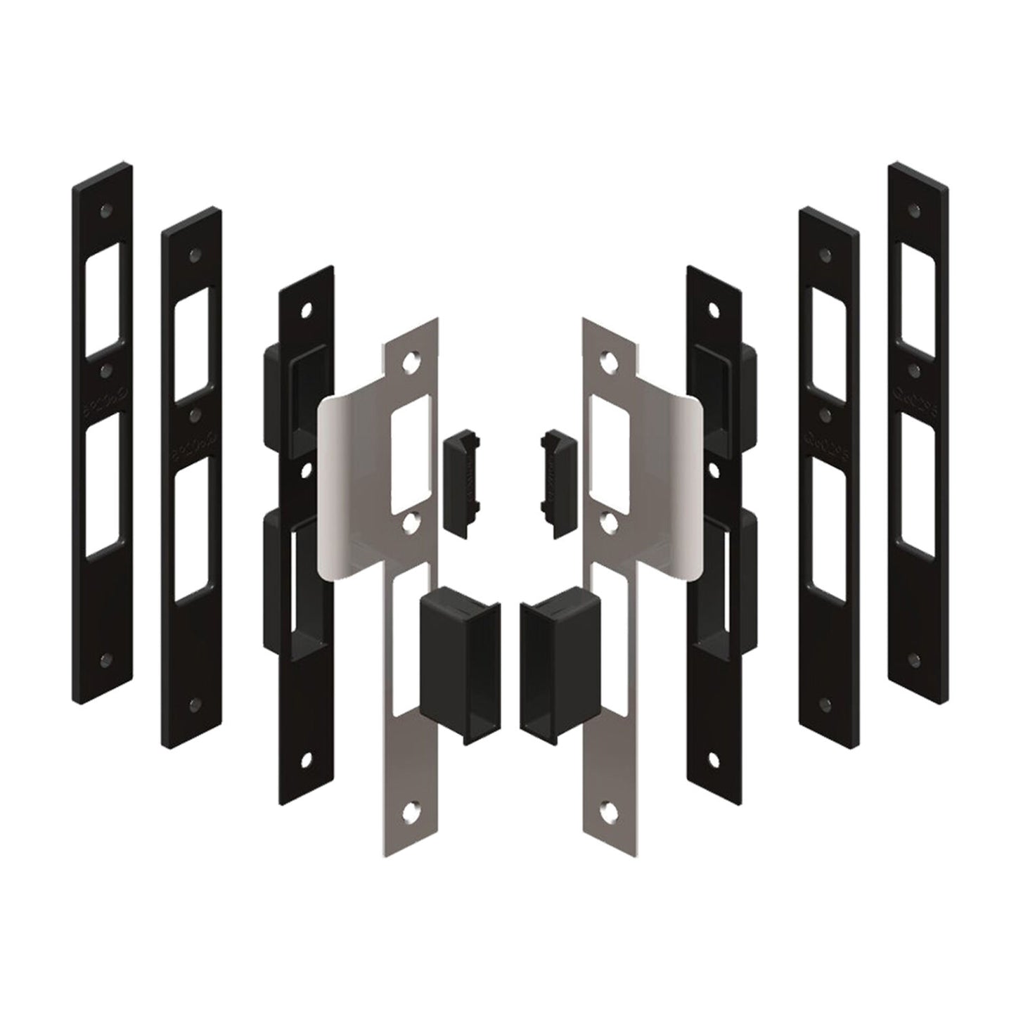 Lockwood Optimum Standard Strike Kit Satin Stainless Steel - Available in Various Handing