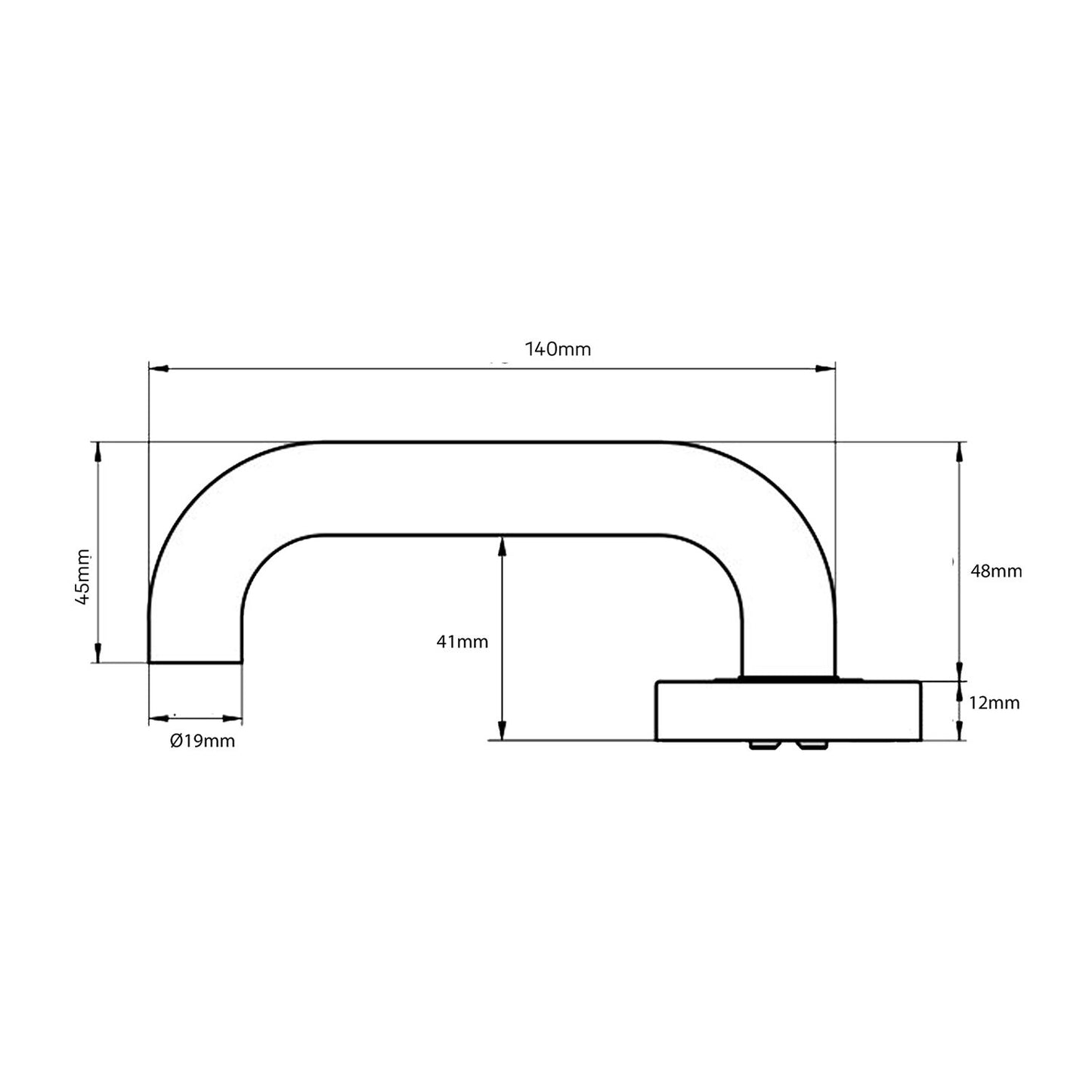 Lockwood Vivid V2 Door Handle Dummy Lever Set - Available in Various Finishes