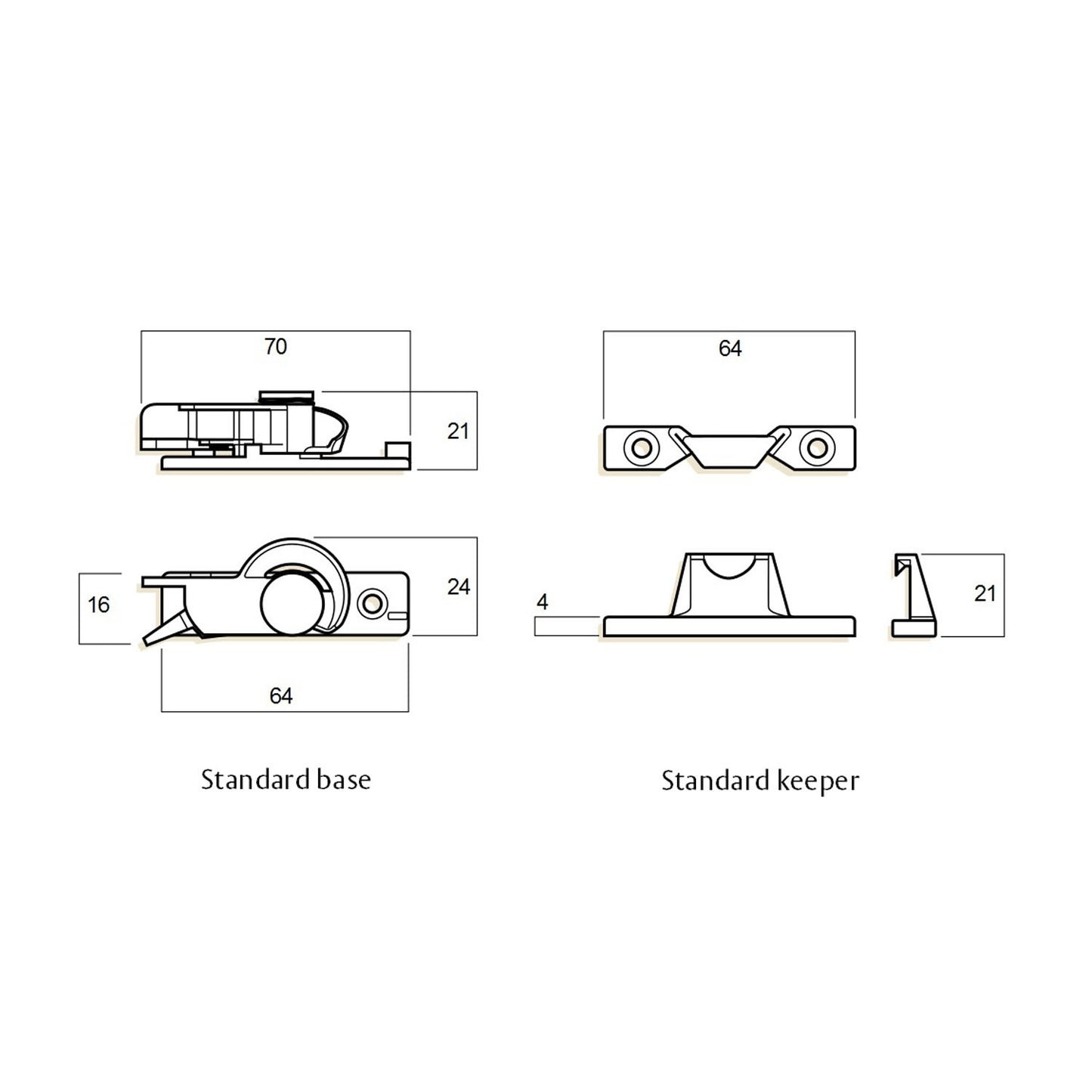 Whitco Window Safety Sash Lock - Available in Various Finishes