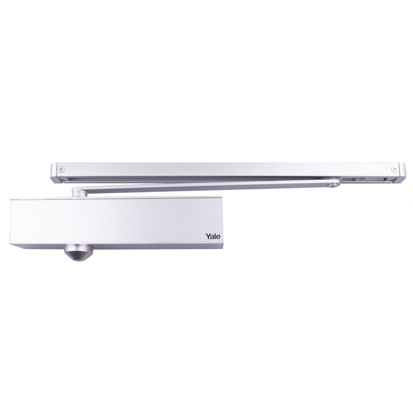 Yale EN 2-6 Adjustable Slide Rail Door Closer Silver Y2600SRSIL
