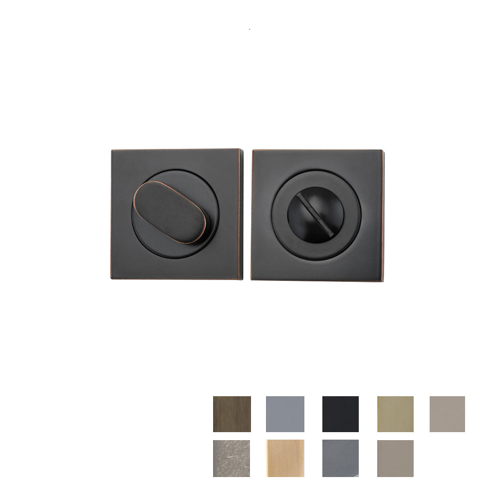 Bankston Privacy Turn Concealed Fix Square - Available In Various Finishes