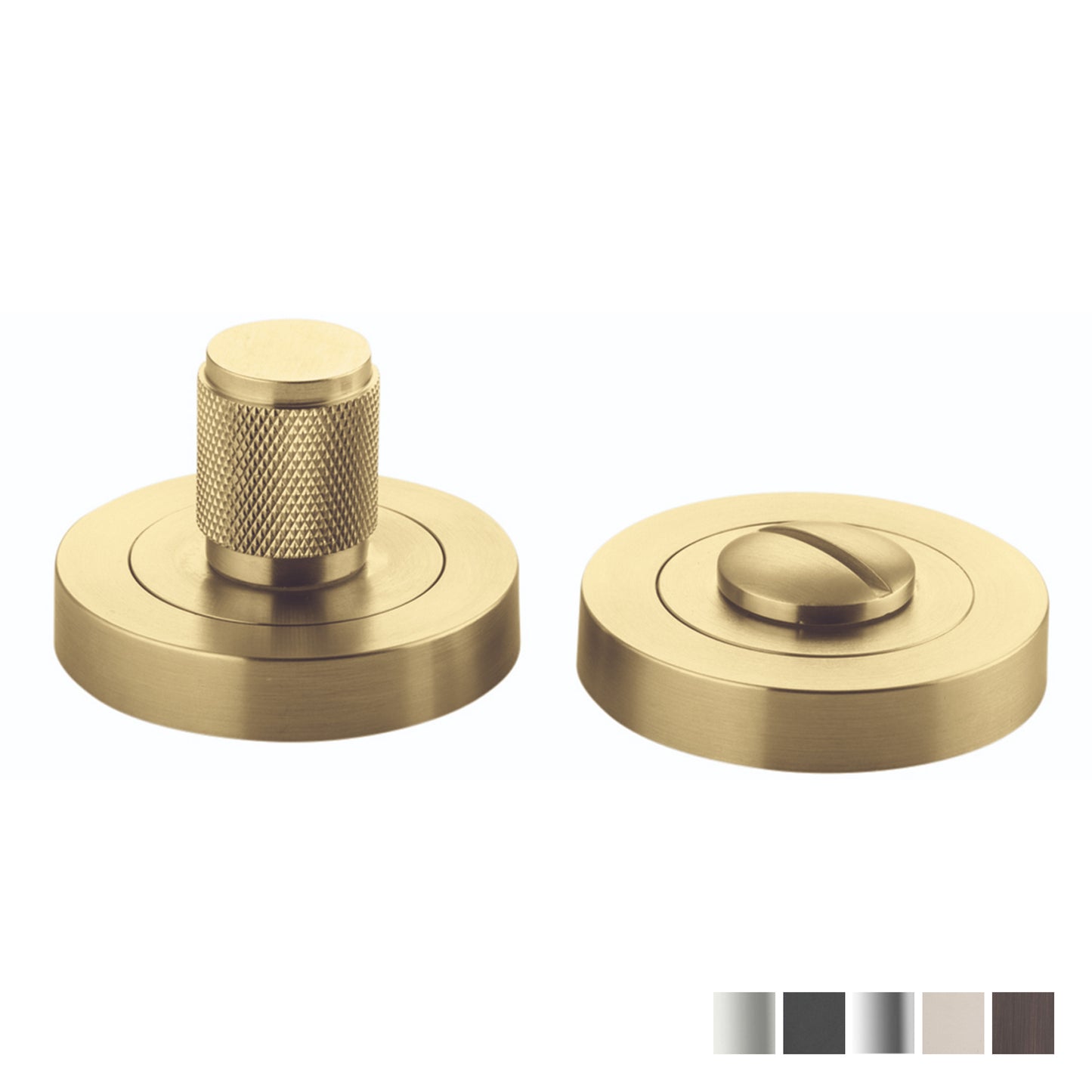 Iver Brunswick Privacy Turn Round Concealed Fix 52mm - Available in Various Finishes
