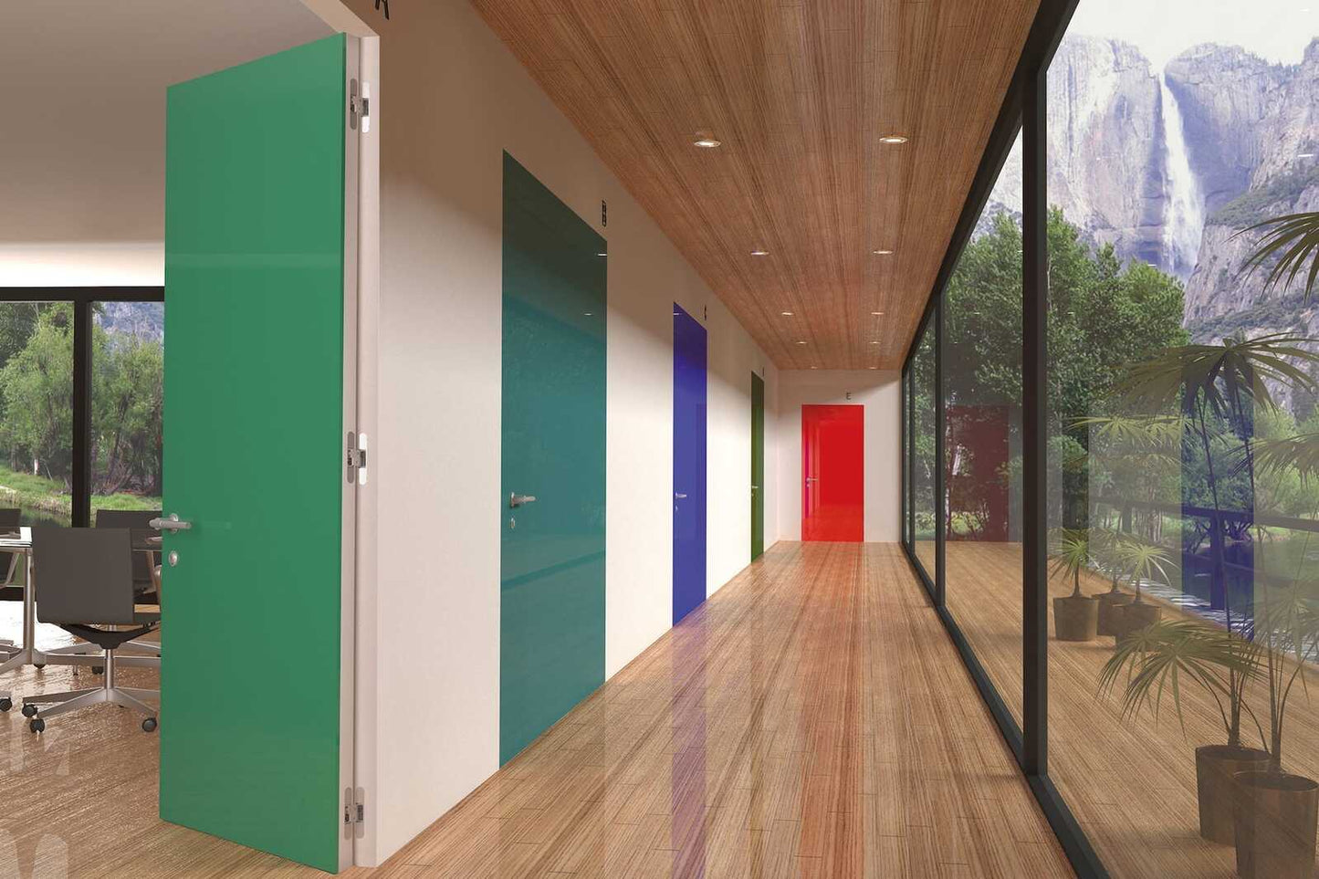 Bellevue Ceam Door Hinge 3D Invisible Concealed 150kg BAC1131 - Available in Various Finishes