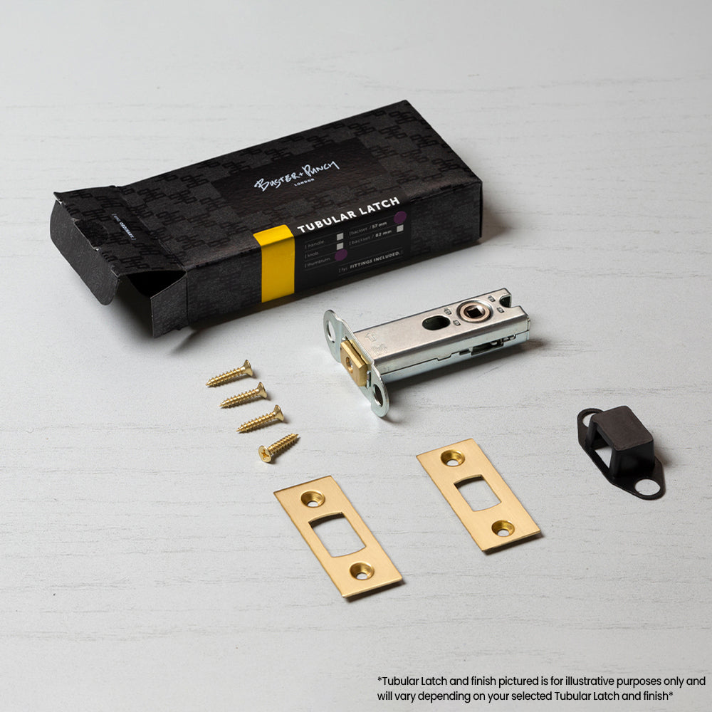 Buster and Punch Tubular Latch for Door Handle - Available in Various Finishes