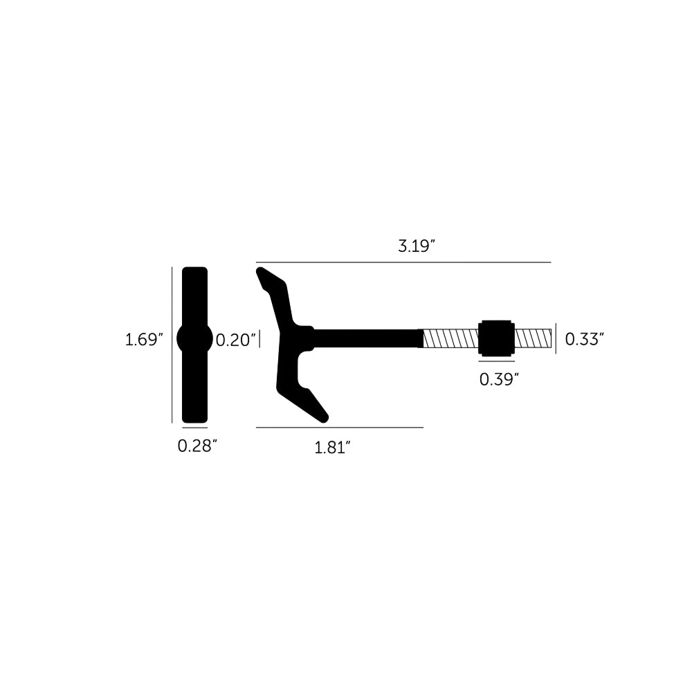 Buster & Punch The Hook / Cross - Available in Various Finishes|BPNHS05258|BPNHS07260|BPNHS09259