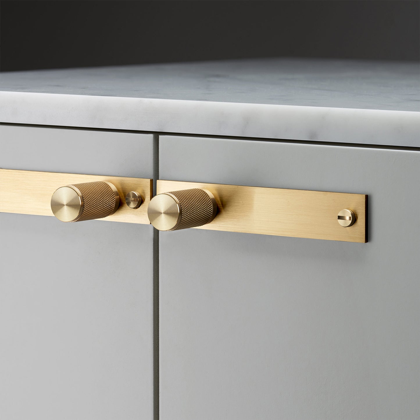 Buster and Punch Cross Furniture Knob Set Plate - Available in Various Finishes