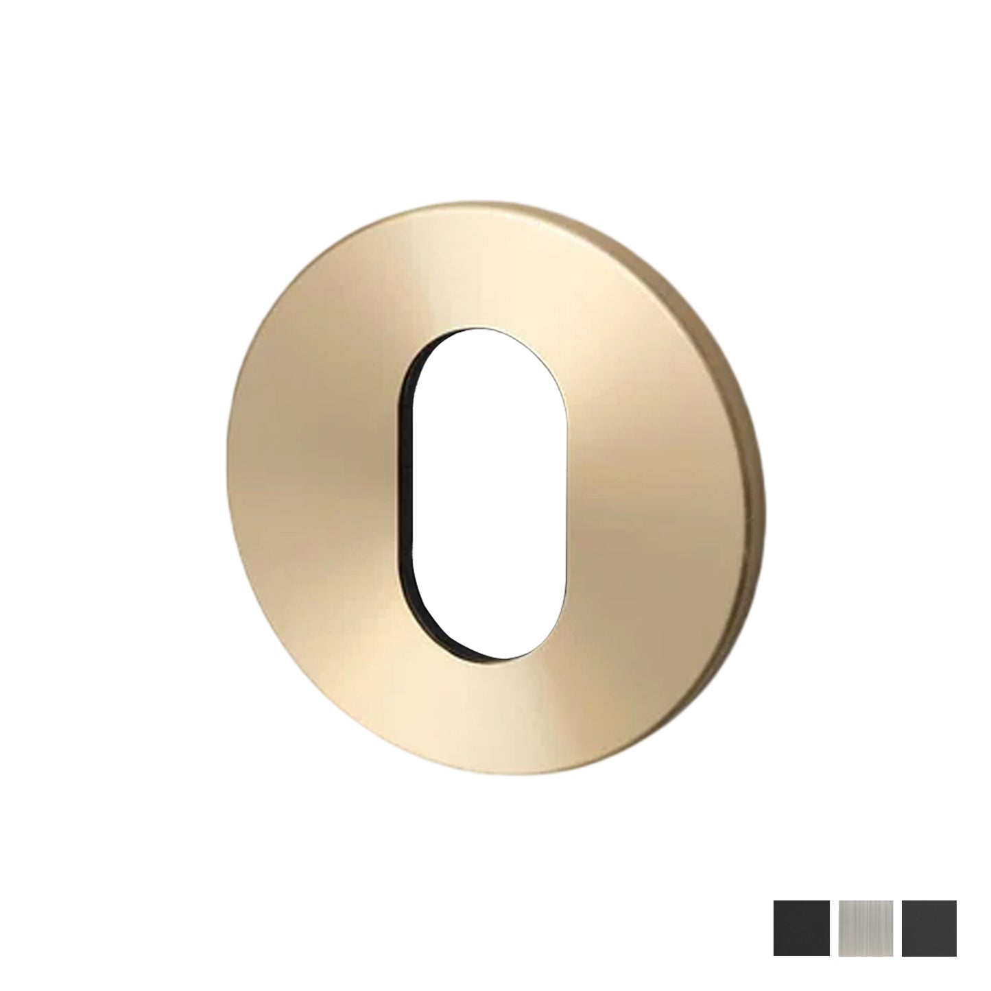 Buster & Punch Escutcheon Plate / Oval Profile - Available in Various Finishes