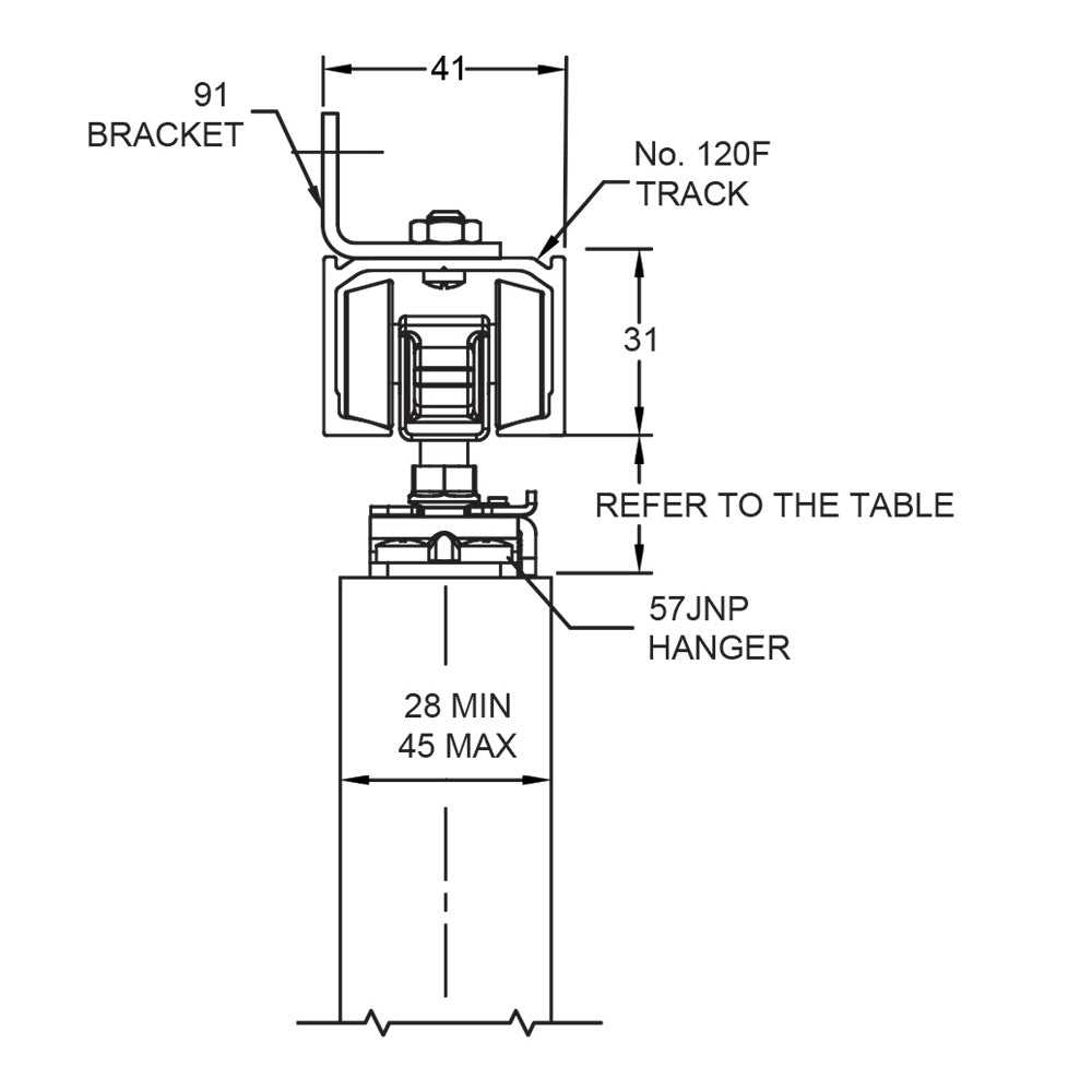 Brio Quick Run 120 Top Track 3000mm Surface Mount Kit QR120KIT1