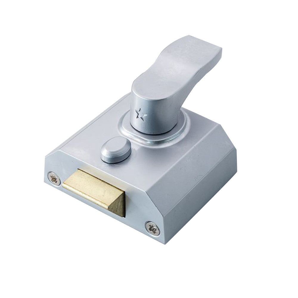 Carlisle Eurospec Rim Cylinder Nightlatch 40mm Backset Satin Chrome RCN8240SC