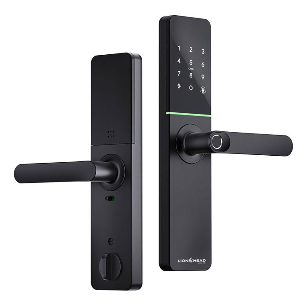 Lion Head Enmore Luxe Digital Entrance Door Lock - Available in Black and Silver Finish