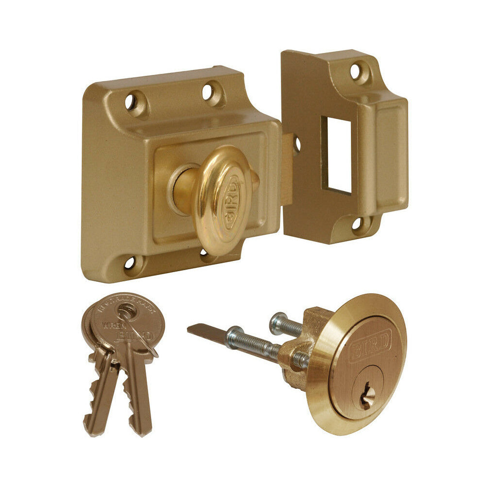 Eurospec Traditional Night Latch Narrow Style Door Lock 40mm F6407