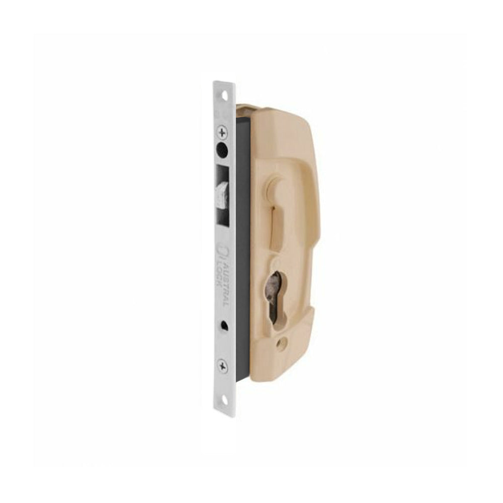 Austral SD7 Sliding Security Screen Door Lock Primrose SD7/PRGL