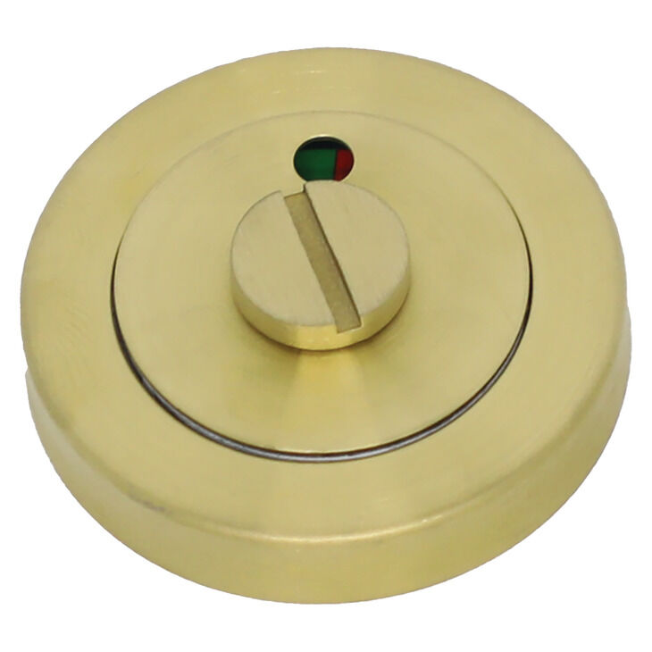Hafele Startec Indicating Emergency Release Escutcheon 50mm Satin Brass 903.58.139
